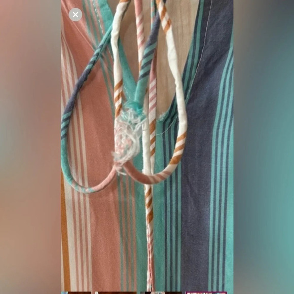 Matilda Jane Women's Let's Go Together Sunset Season Striped Maxi Size M - Picture 9 of 9